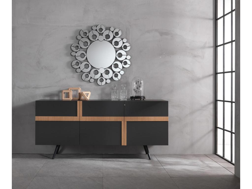 Gray Sideboard, 180 x 80 cm