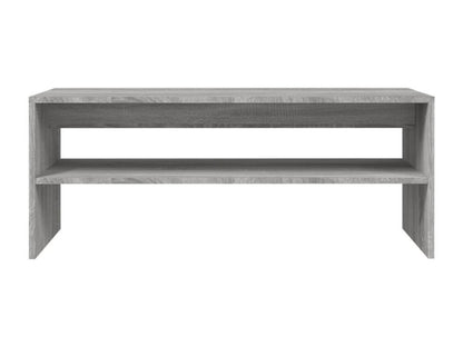 Gray Engineered Wood Coffee Table, 100 x 40 x 40 cm