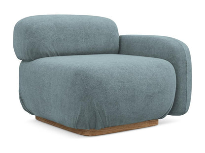 Blue Boucle Fabric Home Furniture