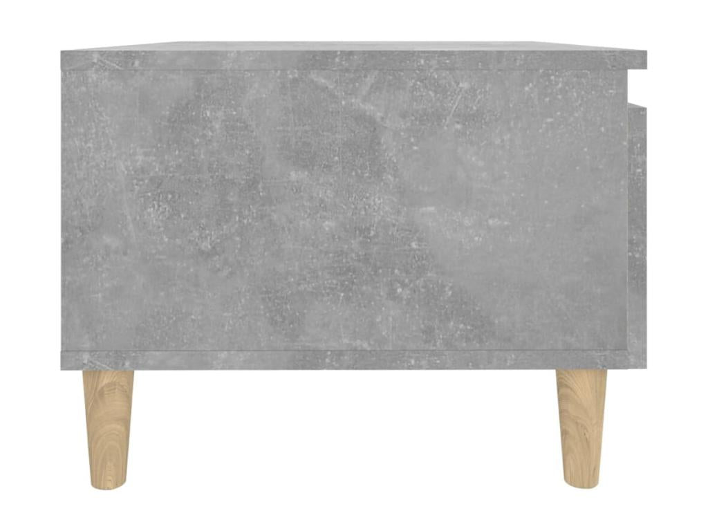 Gray Engineered Wood Side Table, 50 x 46 x 35 cm