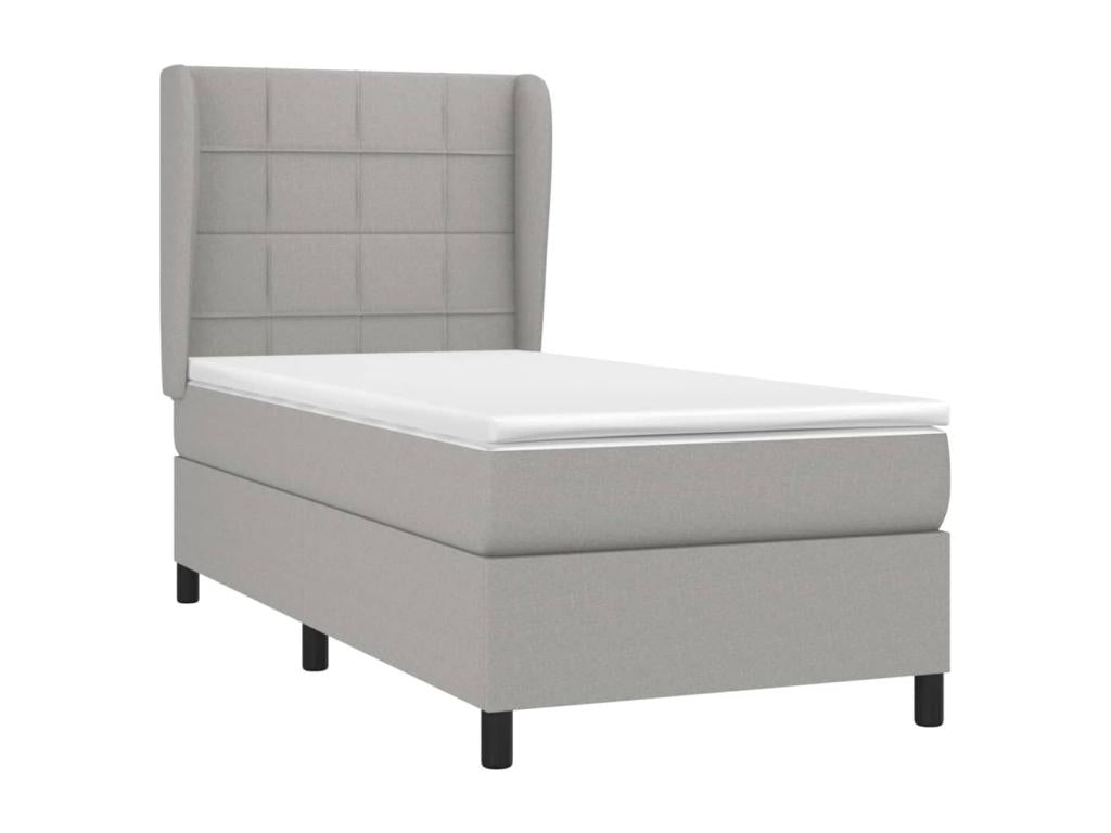 Gray Fabric Mattress, 80 x 200 cm