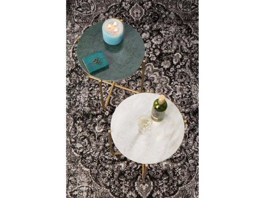 Green Marble Side Table