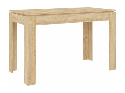 Brown Oak Wood Table, 120 x 60 x 76 cm