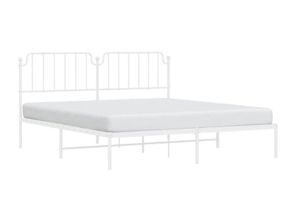 White Metal Bed Frame, 160 x 200 cm