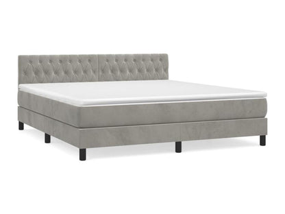 Gray Velvet Mattress, 180 x 200 cm