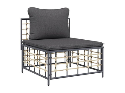 Gray Woven Resin Wicker Outdoor Furniture Set - dlz1766456523985