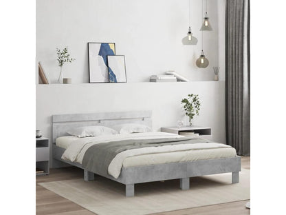 Gray Bed Frame, 140 x 200 cm - dlz1766457147513