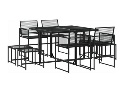 Black Woven Resin Wicker Home Furniture