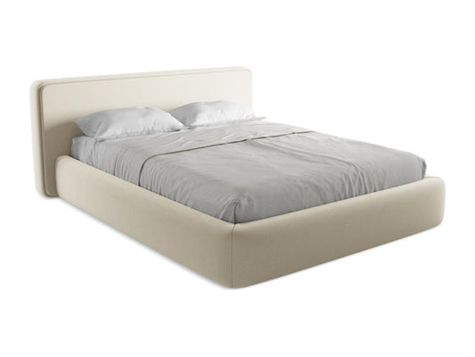 Beige Boucle Fabric Home Furniture, 160 x 200 cm