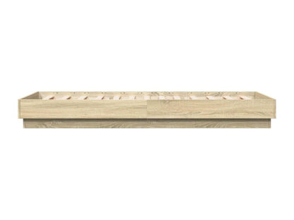 Natural Engineered Wood Bed Frame, 90 x 200 cm - dlz1766456562751
