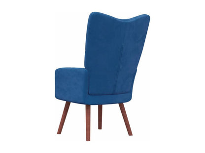 Blue Velvet Chair - dlz1766456776775