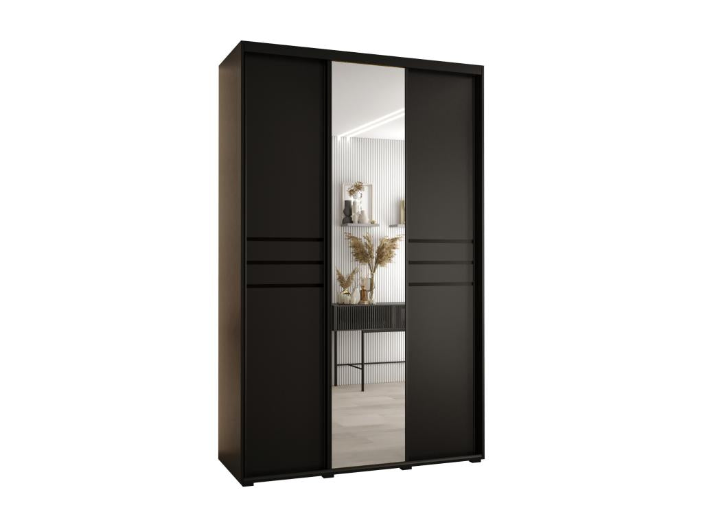 Black Wardrobe, 150 x 45 x 235.2 cm