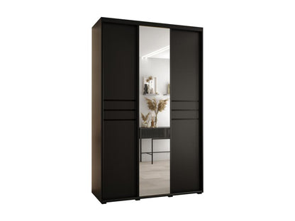 Black Wardrobe, 150 x 45 x 235.2 cm