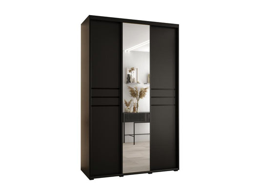 Black Wardrobe, 150 x 45 x 235.2 cm