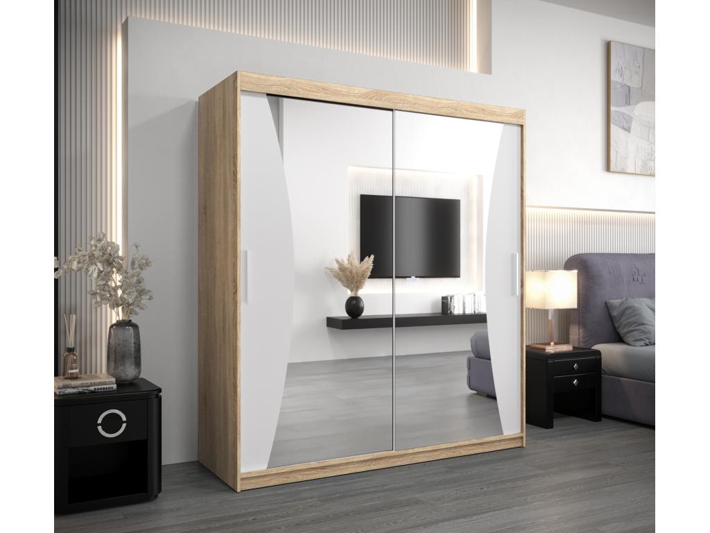 White Wardrobe, 180 x 62 x 200 cm