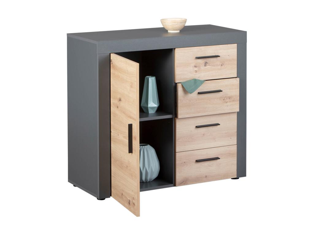 Beige Oak Wood Dresser