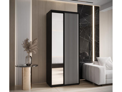 Black Wardrobe, 100 x 60 x 205.2 cm