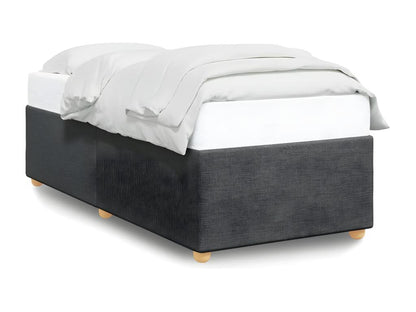 Gray Fabric Bed Frame, 90 x 200 cm