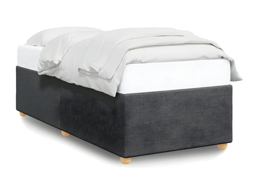 Gray Fabric Bed Frame, 90 x 200 cm