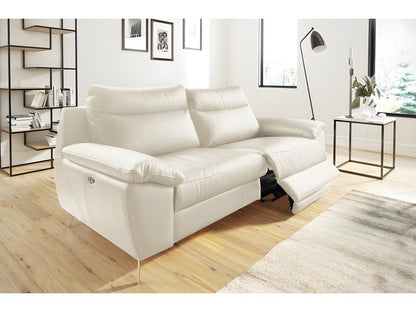 White Leather Sofa