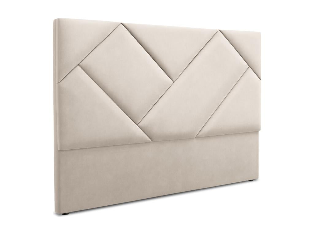 Beige Velvet Home Furniture, 180 x 8 x 120 cm