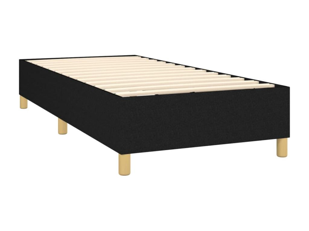 Black Fabric Mattress, 80 x 200 cm