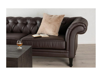 Brown Leather Sofa