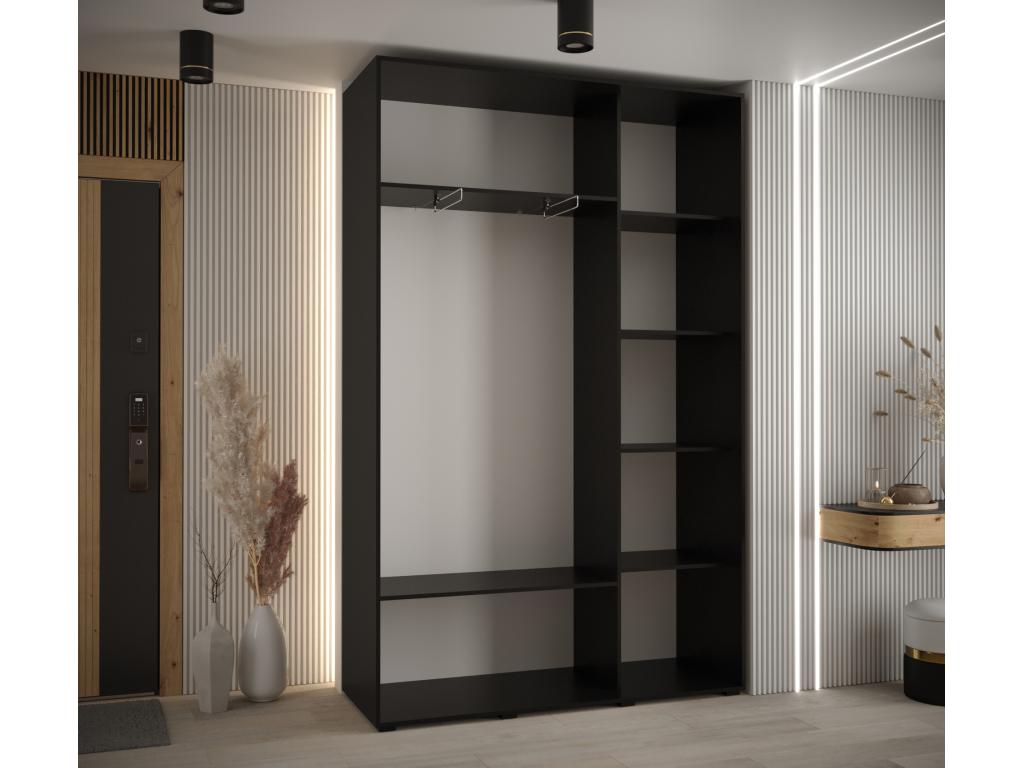 Black Wardrobe, 150 x 45 x 235.2 cm