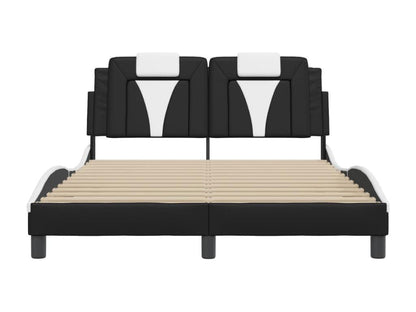 Black Faux Leather Bed Frame, 120 x 200 cm