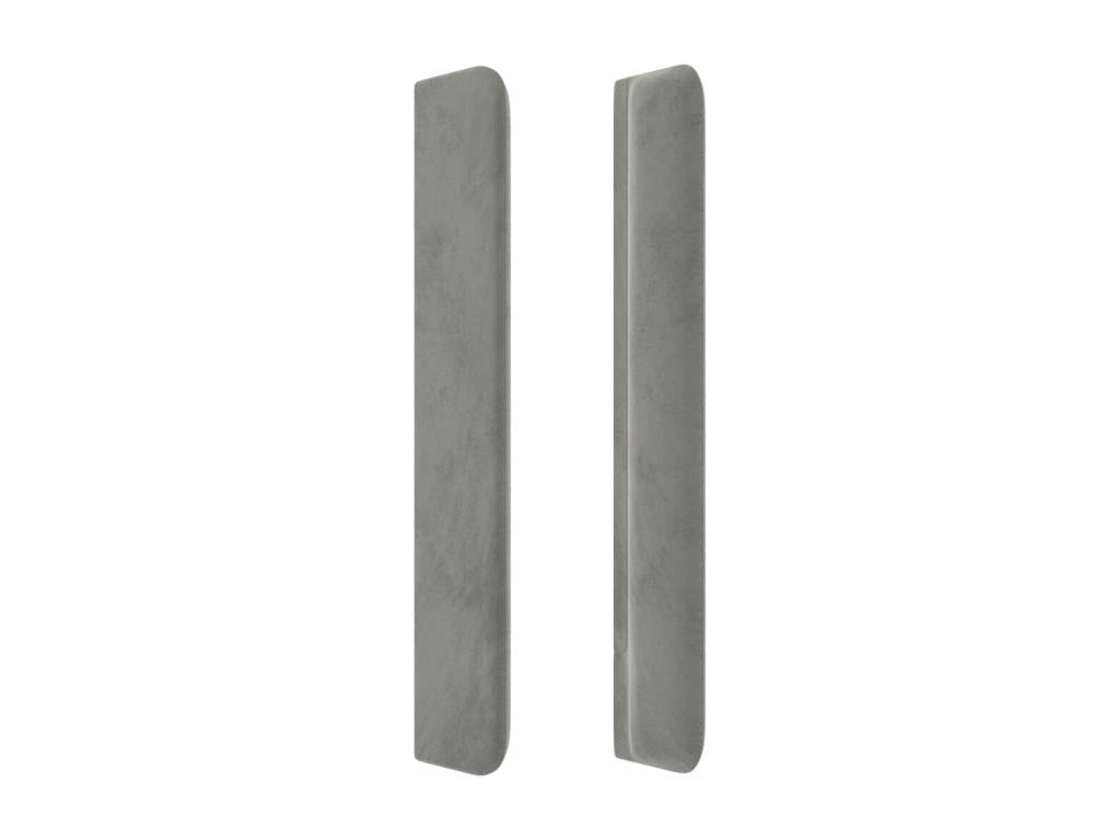 Gray Velvet Home Furniture, 93 x 16 x 118 cm