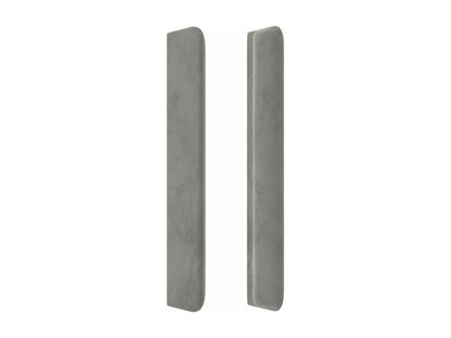 Gray Velvet Home Furniture, 93 x 16 x 118 cm