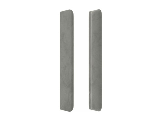 Gray Velvet Home Furniture, 93 x 16 x 118 cm