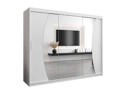 White Wardrobe, 250 x 62 x 200 cm