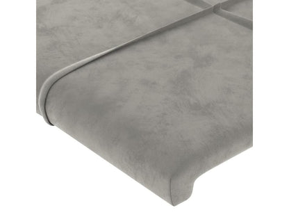 Gray Velvet Home Furniture, 93 x 16 x 118 cm