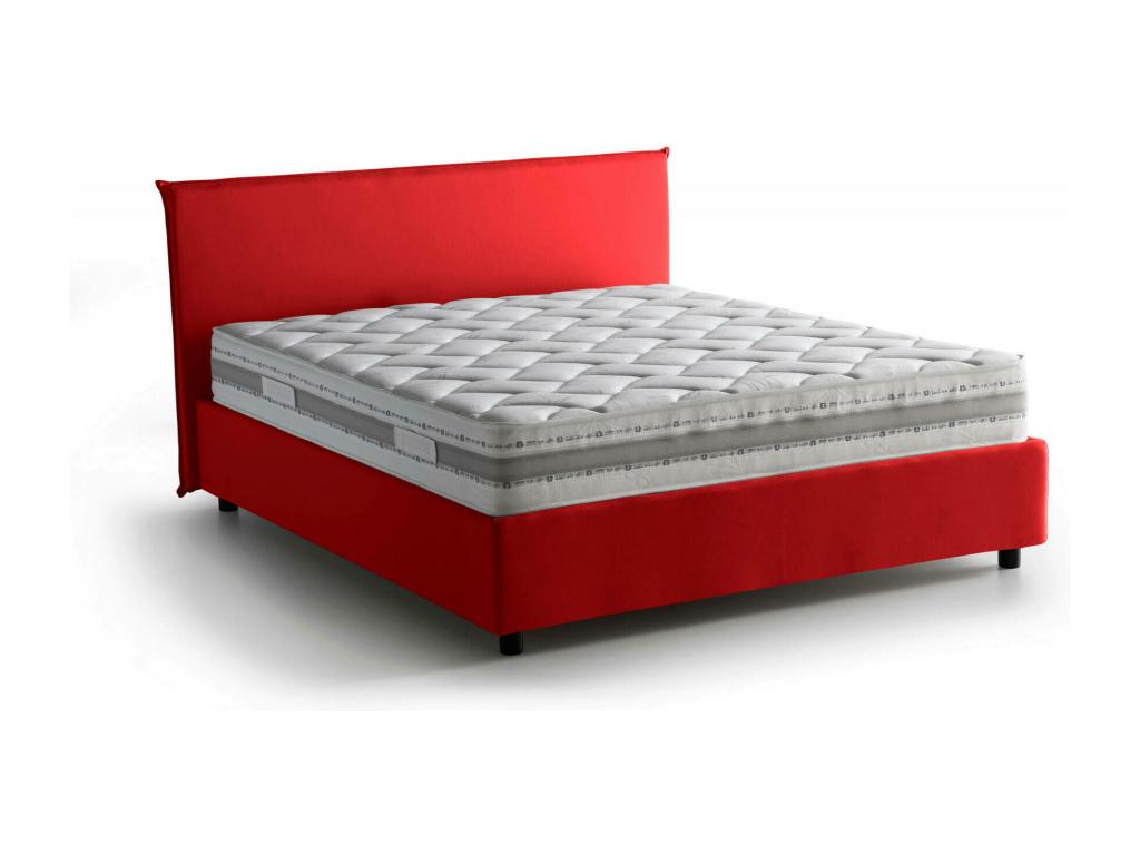 Red Fabric Mattress, 140 x 190 cm