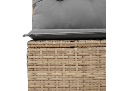 Beige Woven Resin Wicker Outdoor Furniture Set - dlz1766456742768