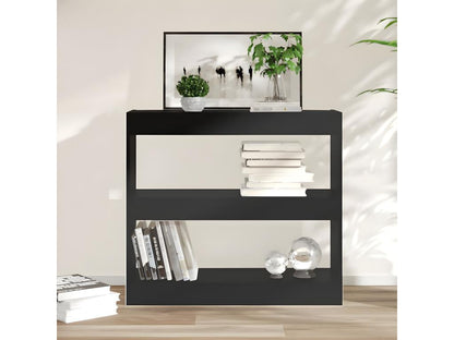 Black Bookcase, 80 x 30 x 72 cm