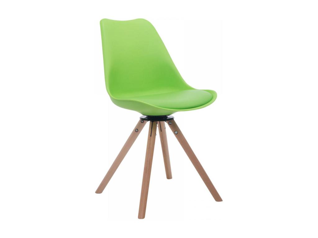 Green Faux Leather Chair