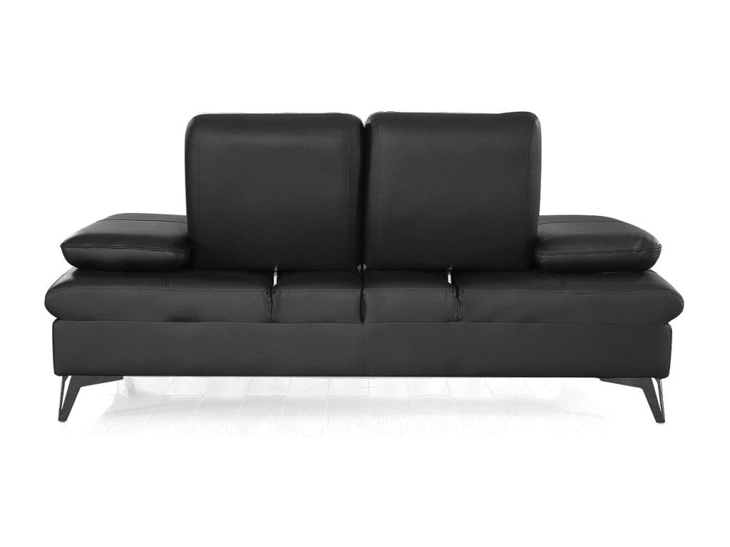 Black Leather Sofa