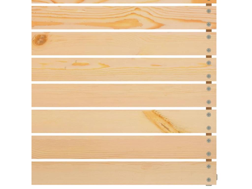 Brown Pine Wood Outdoor Furniture Set