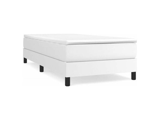 White Faux Leather Mattress, 90 x 200 cm