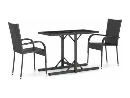 Black Home Furniture, 55.5 x 53.5 x 95 cm