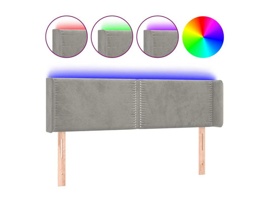 Gray Velvet Home Furniture, 147 x 16 x 78 cm