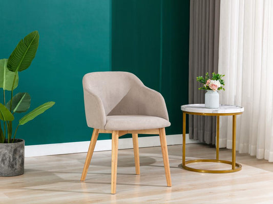 Beige Fabric Home Furniture