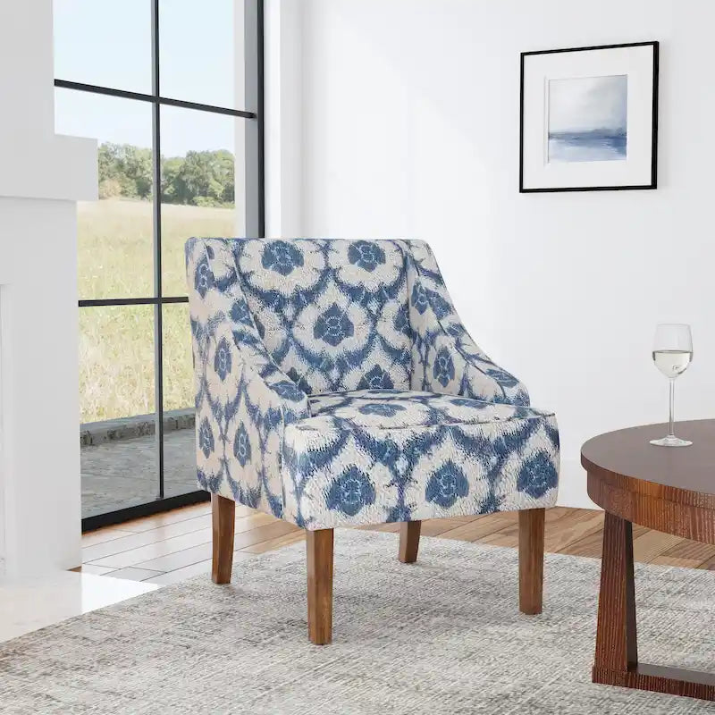 Porch & Den Holman Upholstered Swoop Arm Chair