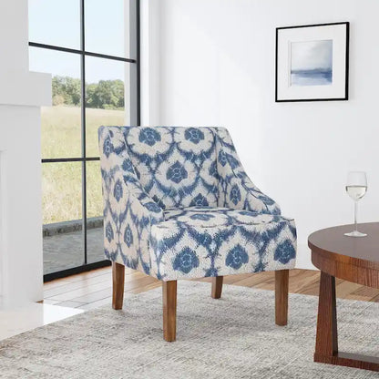 Porch & Den Holman Upholstered Swoop Arm Chair