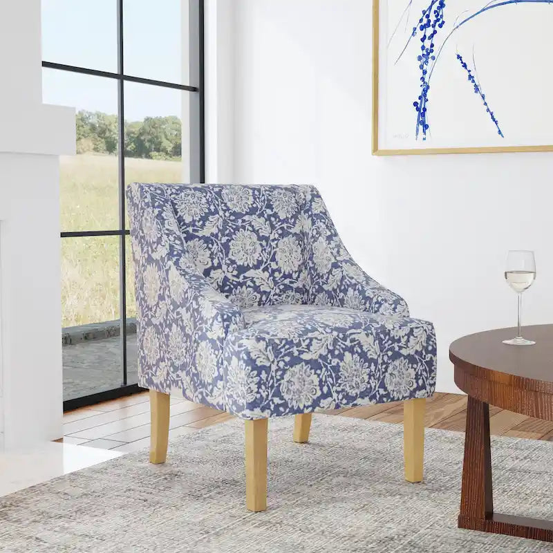 Porch & Den Holman Upholstered Swoop Arm Chair