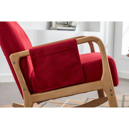 Rocking Armchair With Ottoman for Living Room