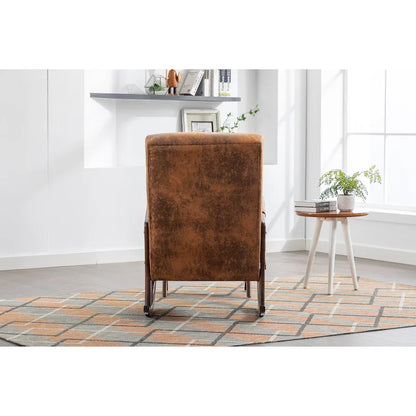 Rocking Armchair With Ottoman for Living Room