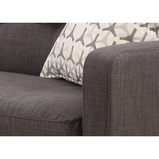 Carson Carrington Stykkisholmur Mid-century Modern Charcoal Sofa